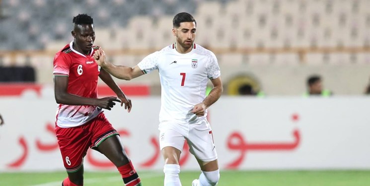 تساوی ایران و کنیا در پایان نیمه نخست