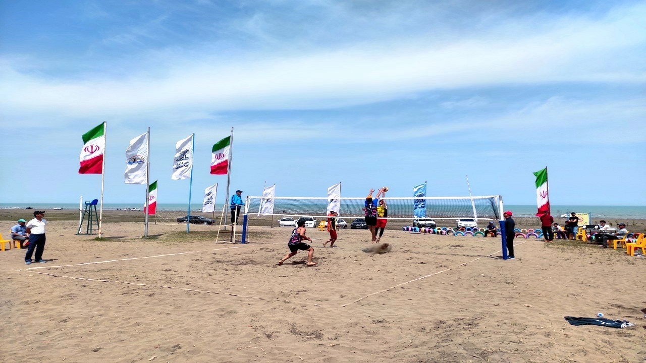 پایان مسابقات والیبال ساحلی کلاچای
