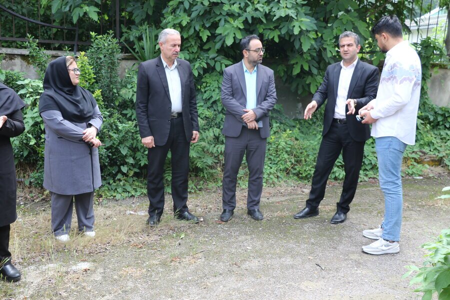 بازدید مدیرکل بهزیستی گیلان از روند ساخت ساختمان شیرخوارگاه بهزیستی در گیلان