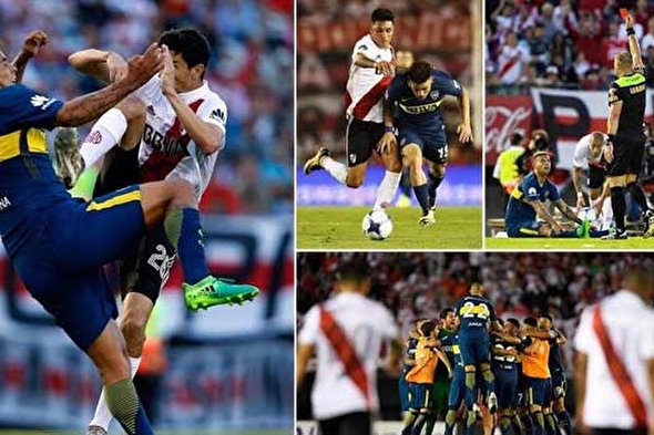 ببینید | جشنواره کارت در فوتبال آرژانتین