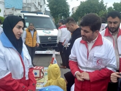 برگزاری مانور یک روزه آموزشی امداد و نجات در رشت
