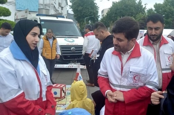 برگزاری مانور یک روزه آموزشی امداد و نجات در رشت