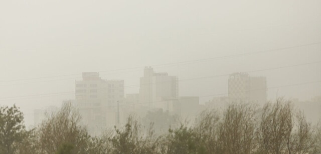 خوزستان، گرد و خاک موقت