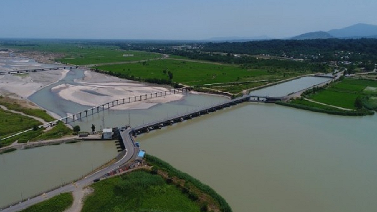 قطع آبگذاری کانال‌های آبیاری سفیدرود در پی بارش‌ باران