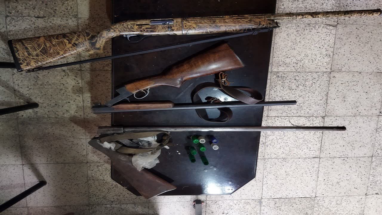 کشف و ضبط ۴ قبضه سلاح شکاری در سیاهکل