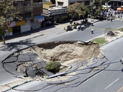 ۵ منطقه تهران درگیر فرونشست