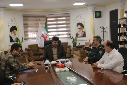 دکتر رمضانی جلسه مدیرکل حفظ آثار و نشر ارزش های دفاع مقدس استان