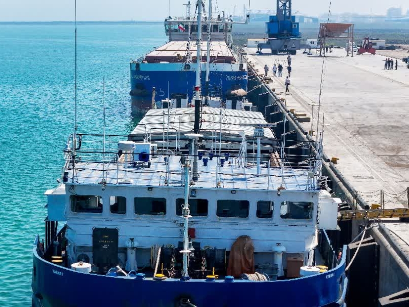 رشد ۶۵ درصدی صادرات کالا از بندرکاسپین