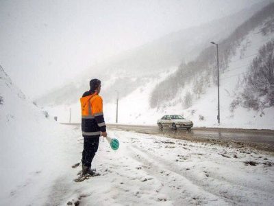 بارش برف در ارتفاعات گیلان به یک متر رسید