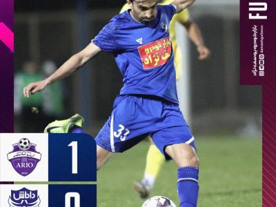 شکست خارج از خانه داماش گیلان مقابل آریو اسلامشهر