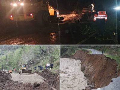 بازگشایی محور رحیم‌آباد – اشکورات | تمامی راه های روستاهای سیل زده بازگشایی شد