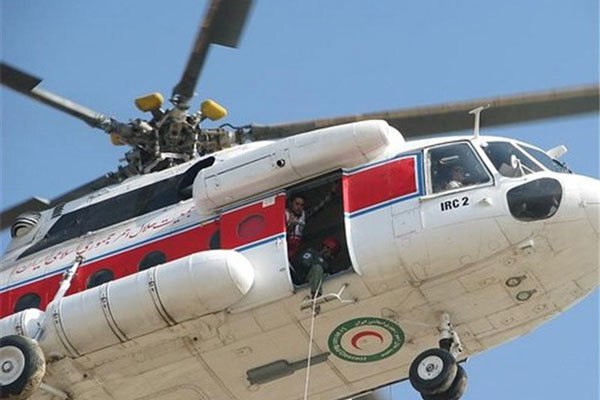 بالگرد هلال احمر اسنپ هوایی و پنکه نیست