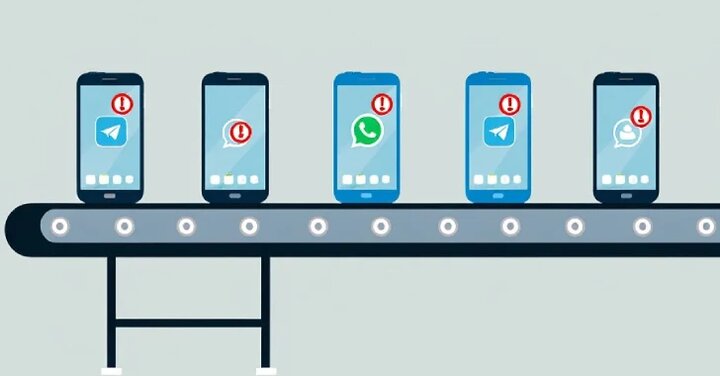 عرضه گوشیهای ارزان چینی با اپلیکیشنهای جعلی واتساپ و تلگرام در بازار /تهدیدی برای امنیت کاربران