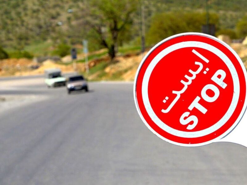 باند شمالی آزادراه منجیل به رودبار مسدود شد