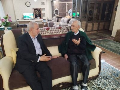 دیدار جبار کوچکی نژاد با آموزگارش