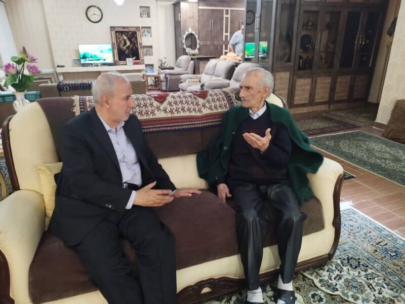 دیدار جبار کوچکی نژاد با آموزگارش