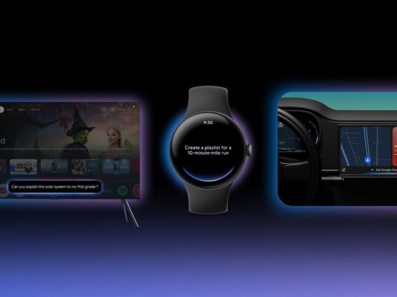 Gemini وارد ماشین، تلویزیون و حتی هدست شما می‌شود