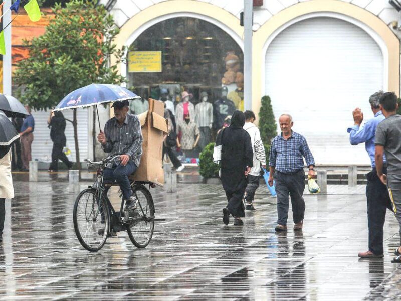 آغاز بارش های تابستانی و کاهش دما در گیلان از فردا