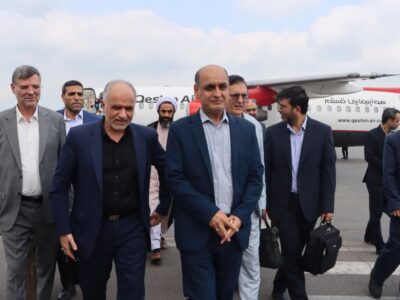 وزیر دادگستری وارد گیلان شد