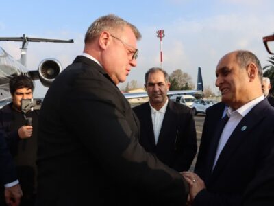 استاندار آستراخان روسیه وارد گیلان‌ شد