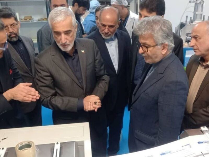 افتتاح خط تولید محصولات پزشکی یک واحد تولیدی در انزلی